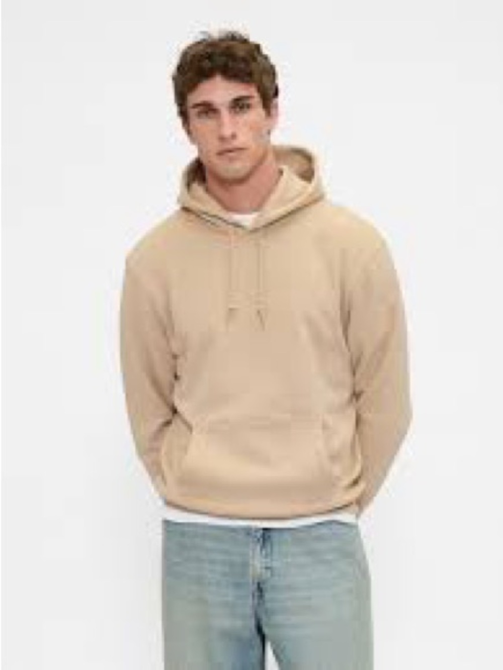 GAP Men’s Beige Hooded Sweatshirt